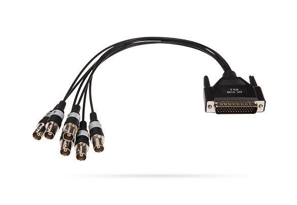 HD44M to 6 BNC Breakout Cable